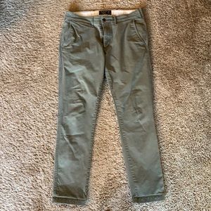 Abercrombie Chino OLIVE GREEN W32/L32 Slim
